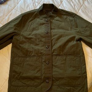 NWT J.crew men’s light weight quilted jacket, size M